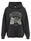 Ganni Hoodie With Logo Print