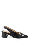 Ganni Feminine Buckle Slingback Pumps