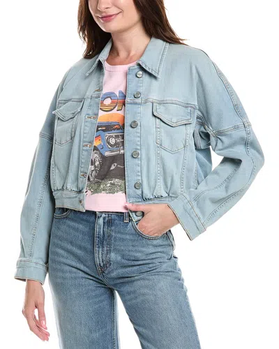 Ganni Denim Bomber Jacket