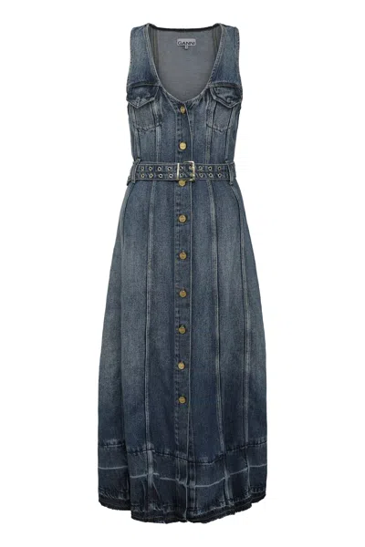 GANNI DENIM DRESS