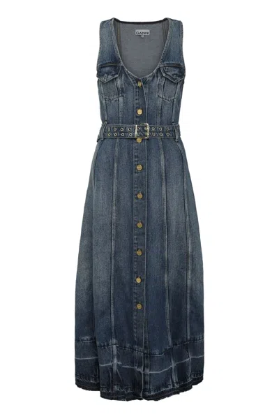 GANNI GANNI DENIM DRESS