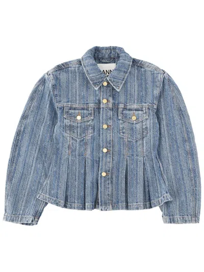 Ganni Denim Jacket In Blue
