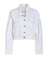 Ganni Denim Jackets In White