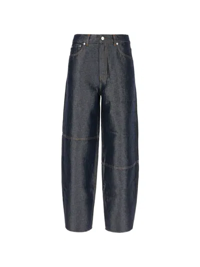Ganni Denim Jeans In Blue