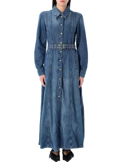 GANNI GANNI DENIM MAXI DRESS