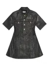 Ganni Klassisches Jeans-minikleid