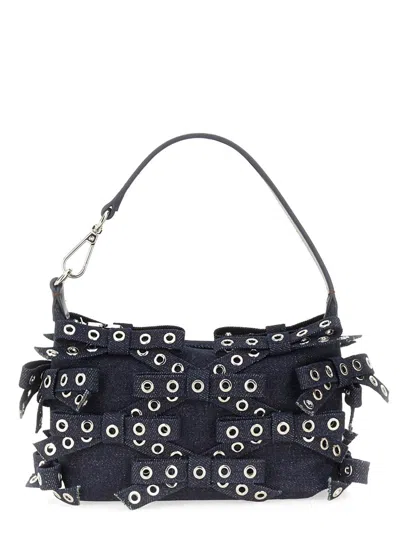 Ganni Denim Pouch Bag