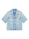 Ganni Denim Shirt In Blue