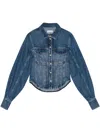 Ganni Klassisches Jeanshemd In Blau