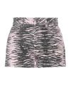 Ganni Denim Shorts In Multi