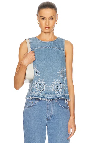 GANNI DENIM TOP