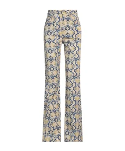 Ganni Denim Trousers In Blue