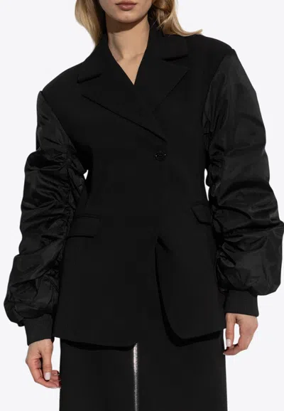 Ganni Double-breasted Buttoned Blazer