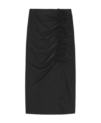 GANNI GANNI DRAPED SKIRT