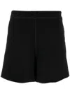 Ganni Logo Organic Cotton Shorts