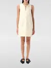 Ganni Women's Stripe Mini Dress In Beige