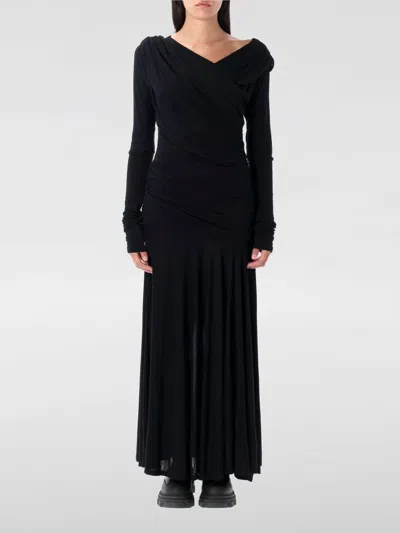 GANNI DRESS GANNI WOMAN COLOR BLACK,H32668002
