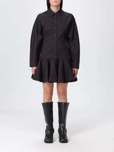 GANNI DRESS GANNI WOMAN COLOR BLACK,H40502002