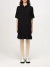 Ganni 'viscose Mini Dress With In Schwarz