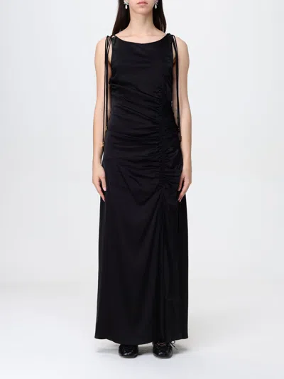 GANNI DRESS GANNI WOMAN COLOR BLACK,G71094002