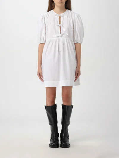 GANNI DRESS GANNI WOMAN COLOR WHITE,G21624001