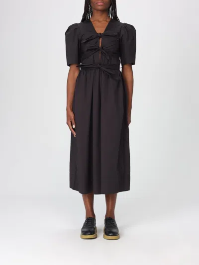 Ganni Dress Woman  In Black