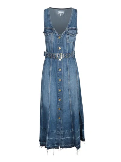 Ganni Dresses In Blue