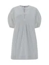 Ganni Women Mini Dress In White