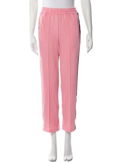 Pre-owned Ganni Dubois Polo Striped Sweatpants In Pink