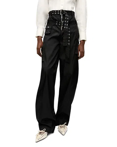 Ganni Duchesse Pants In Black