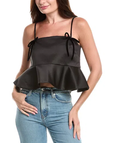 GANNI GANNI DUCHESSE SATIN TOP