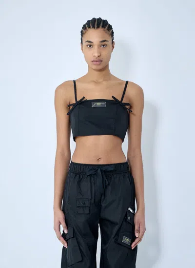 GANNI DUCHESSE STRAP TOP