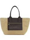 Ganni Medium Raffia Tote Bag
