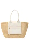 Ganni Easy Shopper Medium Raffia Tote