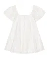 Ganni White Broderie Anglaise Layer Dress In White