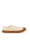 Ganni Off-white Classic Low Sneakers In White