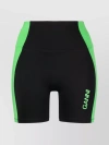 Ganni Active Ultra High Waist Shorts In Black