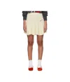 Ganni Elastic Waist Skirt In Nude