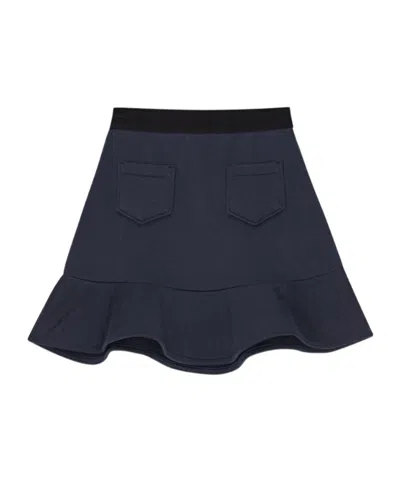 GANNI GANNI ELASTIC WAISTBAND MINI SKIRT