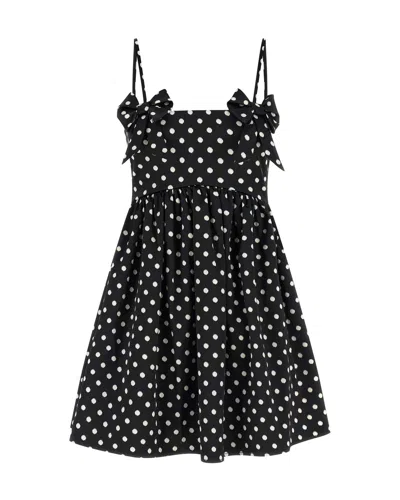 Ganni Elegant Mini Dress For Women In Black