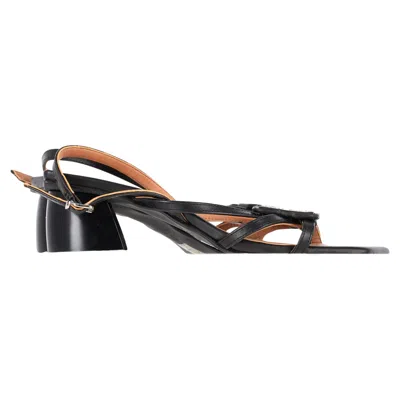 Ganni Logo-plaque Pumps In Black