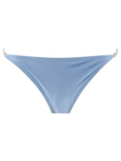 Ganni "emblem" Bikini Bottom In Blue