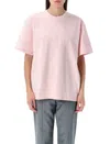 GANNI GANNI EMBROIDERED HEART DESIGN RELAXED-FIT T-SHIRT