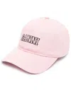 GANNI GANNI EMBROIDERED-LOGO COTTON BASEBALL CAP