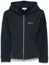 Ganni Sweatshirt With Logo In Blue