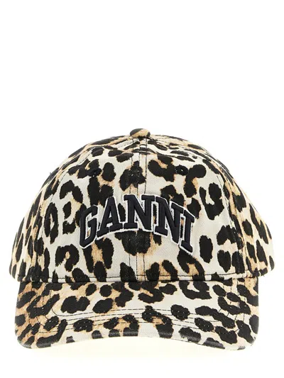 GANNI GANNI EMBROIDERY CAP
