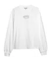 Ganni Essential Basic Long Sleeve In White