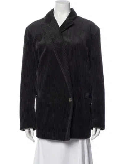 Pre-owned Ganni Evening Jacket In Black