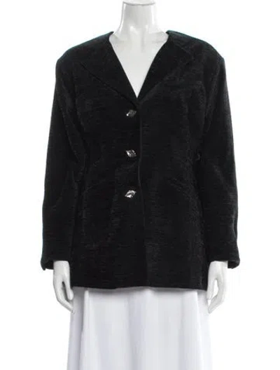 Pre-owned Ganni Evening Jacket In Black