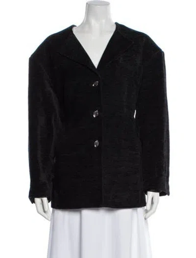 Pre-owned Ganni Evening Jacket In Black